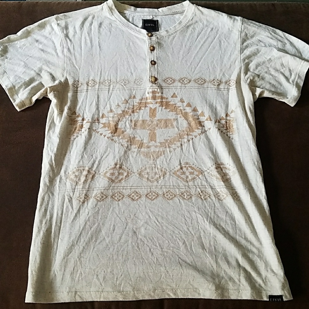 Retro V neck like new